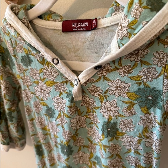 Milkbarn Baby Girl Jumpsuit Floral Bamboo - Picture 2 of 2